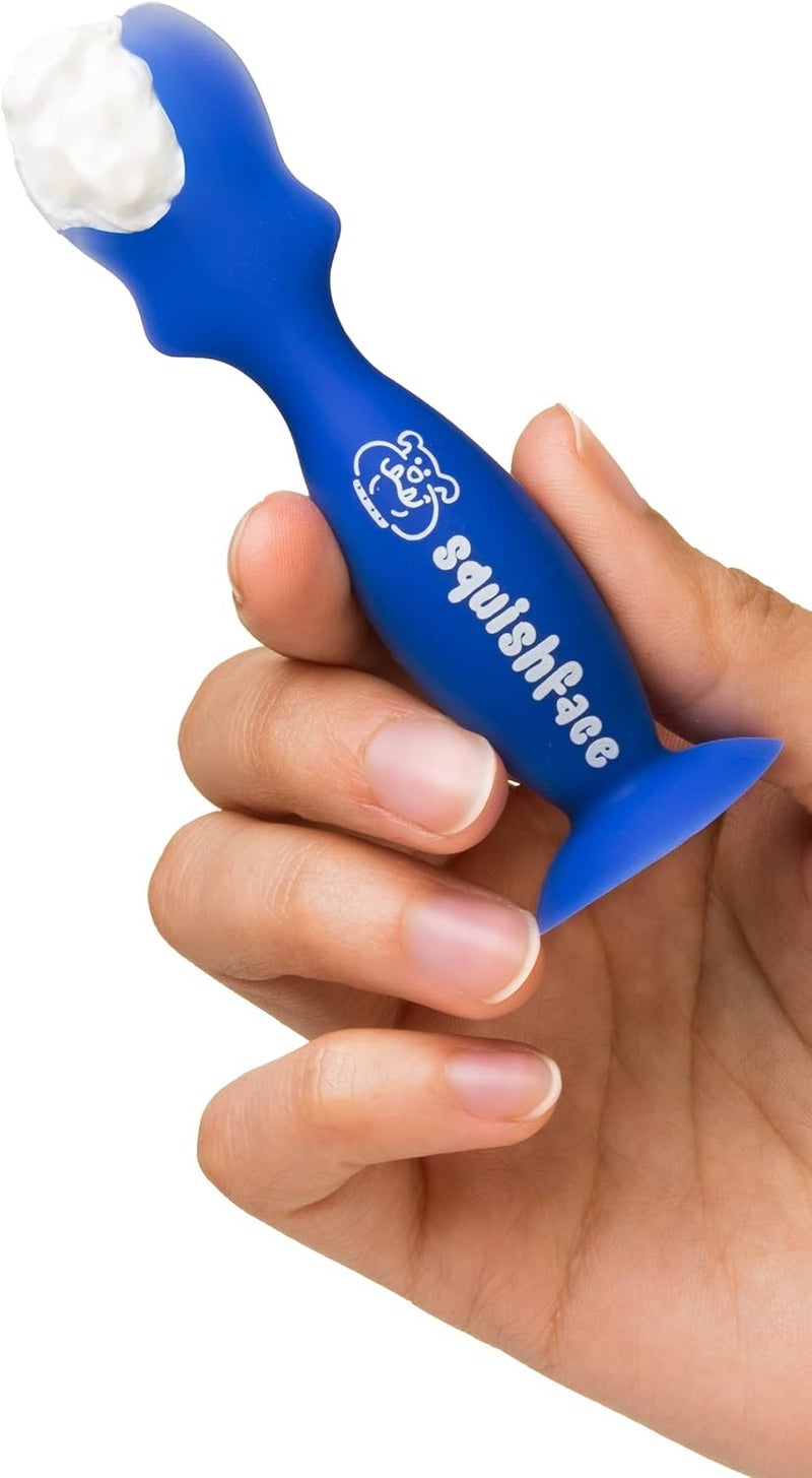 Squishface Flexible Silicone Dog Wrinkle Paste Applicator - Gentle Paste Application - Softer, Cleaner Way to Apply Wrinkle Paste & Tear Stain Paste to Your Dog's Face - for Every Product & Breed! - Image 1